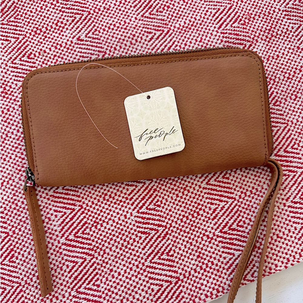 Free People Brown Wallet NWT